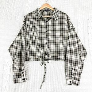 HYFVE Buckle Blouse Women’s Large Button Front Size Large